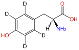 L-4-Hydroxyphenyl-d4-alanine-2-d1
