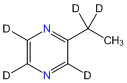 2-Ethyl-α,α-d2-pyrazine-3,5,6-d3