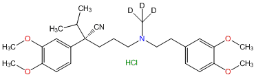 (S)-(-)-Verapamil-d3 HCl (N-methyl-d3)