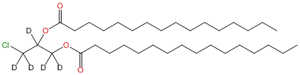 (±)-1,2-Bis-hexadecanoyl-3-chloropropane-d5-diol