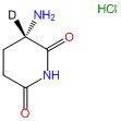 (S)-3-Amino(piperidine-3-d1)-2,6-dione HCl