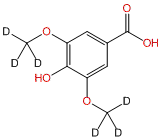 3,5-Dimethoxy-d6-4-hydroxybenzoic Acid