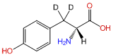 D-4-Hydroxyphenylalanine-3,3-d2