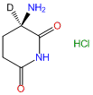 (R)-3-Amino(piperidine-3-d1)-2,6-dione HCl