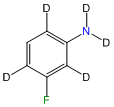 3-Fluoroaniline-2,4,6-d3,ND2