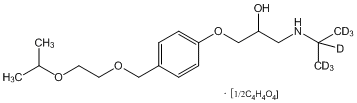(±)-Bisoprolol-d7 Hemifumarate (iso-propyl-d7)