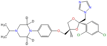 (±)-Terconazole-d4 (piperazine-2,2,6,6-d4) (cis-isomers)