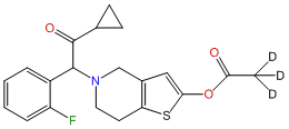 (±)-Prasugrel-d3 (acetate-d3)