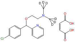 (±)-Carbinoxamine-d6 Maleate (N,N-dimethyl-d6)