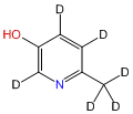 5-Hydroxy-2-methyl-d3-pyridine-3,4,6-d3