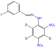 3-Fluorobenzaldehyde 2,4-Dinitrophenylhydrazone-3,5,6-d3