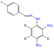 4-Fluorobenzaldehyde 2,4-Dinitrophenylhydrazone-3,5,6-d3