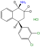 (±)-cis-N-Desmethylsertraline-1,2,2-d3 HCl