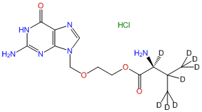 Valacyclovir-d8 HCl (L-valine-d8)