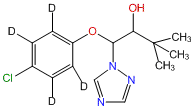 Triadimenol-d4 (4-chlorophenoxy-d4) (mixture of stereoisomers)