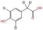 (4-Hydroxyphenyl-3,5-d2)acetic-2,2-d2 Acid