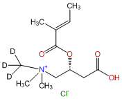 Tigloyl-L-carnitine-d3 HCl (N-methyl-d3)