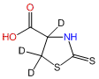 (±)-2-Thioxothiazolidine-4,5,5-d3-4-carboxylic Acid