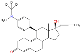 Mifepristone-d3 (N-methyl-d3)