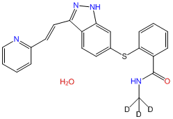 Axitinib-d3 H2O (N-methyl-d3)