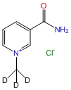 3-Carbamoyl-1-methyl-d3-pyridinium Chloride