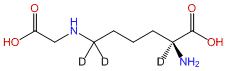 Nε-Carboxymethyl-L-lysine-2,6,6-d3