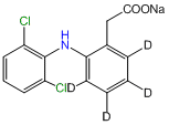 Diclofenac-d4 Sodium Salt (phenyl-d4-acetic)