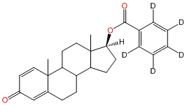 1,4-Androstadien-17β-ol-3-one Benzoate-d5