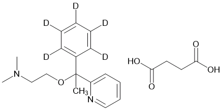 (±)-Doxylamine-d5 Succinate (phenyl-d5)
