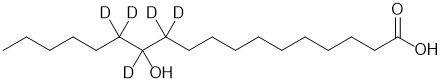 12-Hydroxyoctadecanoic-11,11,12,13,13-d5Acid