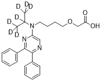 4-[(5,6-Diphenyl-2-pyrazinyl)(isopropyl-d7)amino]butoxyacetic Acid