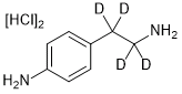 2-(4-Aminophenyl)ethyl-1,1,2,2-d4-amine 2HCl