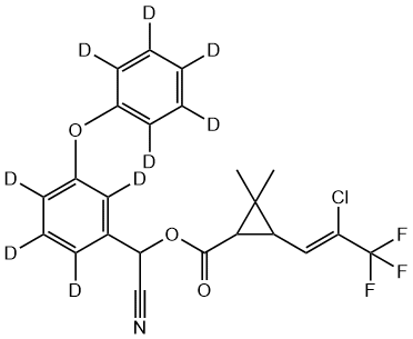 Cyhalothrin-d9 (phenoxyphenyl-d9) (mixture of isomers)