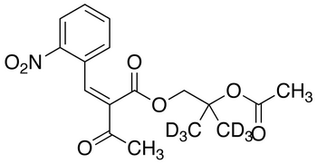 2-(2-Nitrobenzylidene)-3-oxobutanoic Acid 2-Acetoxy-2-methylpropyl Ester-d6