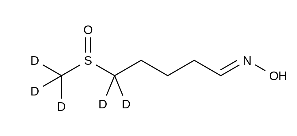 5-Methylsulfinyl-pentanal-d5 Oxime