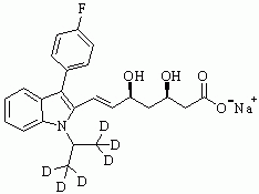 Fluvastatin-d6 Sodium Salt