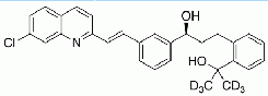 2-[3-(S)-[3-(2-(7-Chloro-2-quinolinyl)ethenyl)phenyl]-3-hydroxypropyl]phenyl-2-propanol-d6