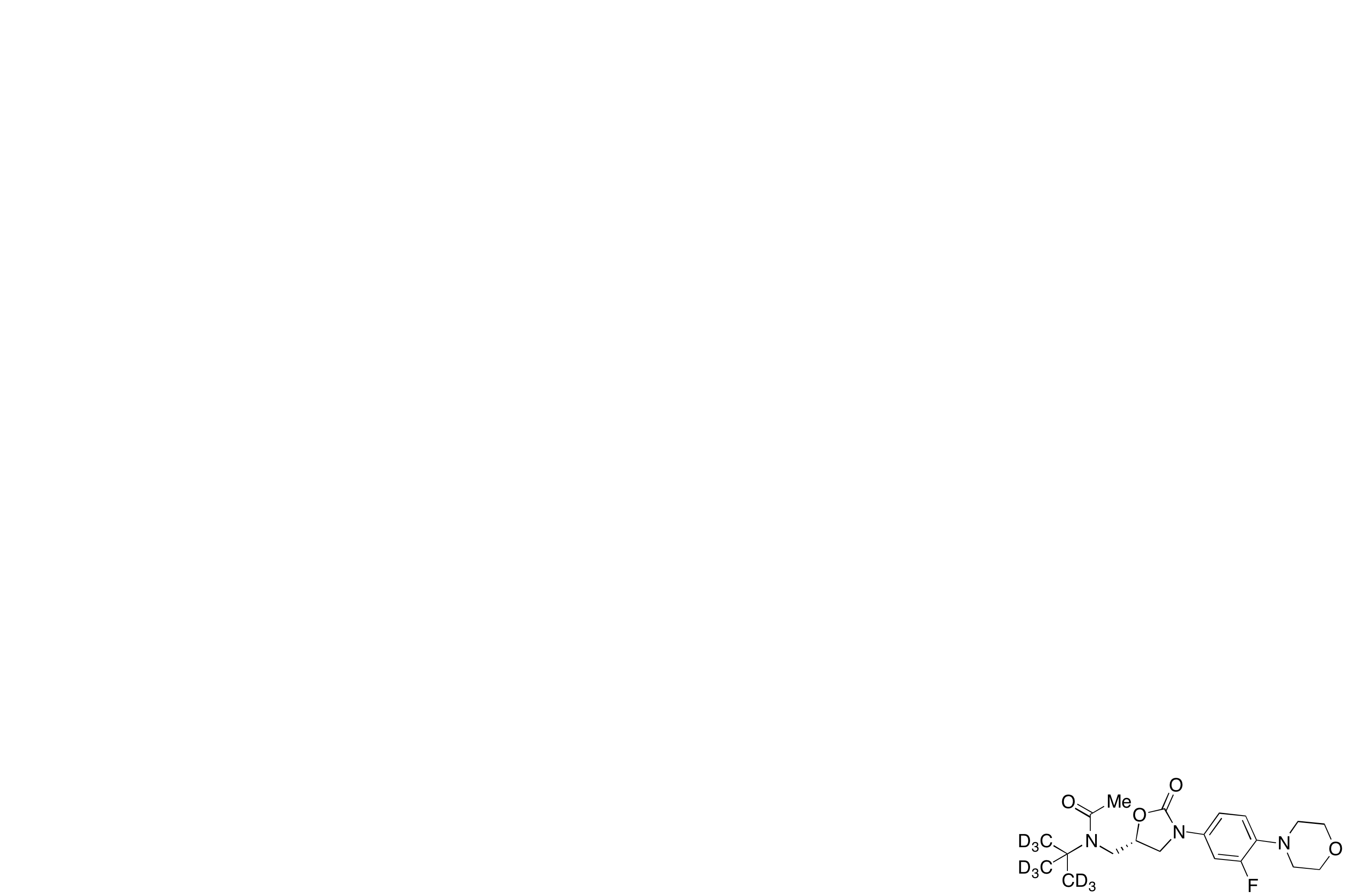 N-t-Butyl Linezolid-d9