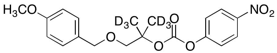 2-[Methyl-1-(4-methoxyphenyl)methoxy]propyl-4-nitrophenyl-d6 Carbonate