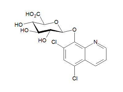 5,7-Dichloro-8-hydroxyquinoline β-D-glucuronide