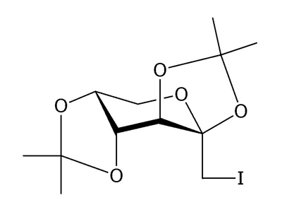 1-Deoxy-1-iodo-2,3:4,5-di-O-isopropylidene-β-D-fructopyranose