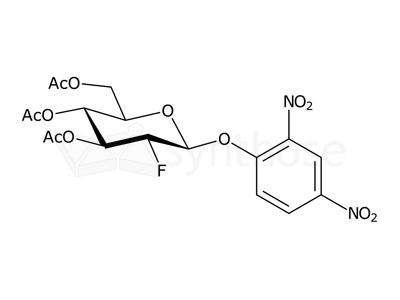 2,4-Dinitrophenyl 3,4,6-tri-O-acetyl-2-deoxy-2-fluoro-β-D-glucopyranoside
