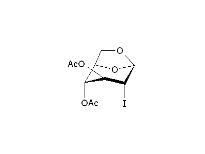 3,4-Di-O-acetyl-1,6-anhydro-2-deoxy-2-iodo-β-D-glucopyranose