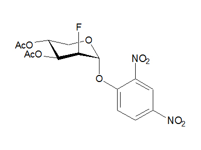 2,4-Dinitrophenyl 3,4-di-O-acetyl-2-deoxy-2-fluoro-α-D-lyxopyranoside