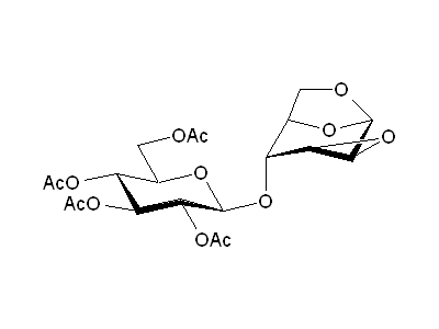 1,6:2,3-Dianhydro-4-O-(2,3,4,6-tetra-O-acetyl-β-D-glucopyranosyl)-β-D-mannopyranose