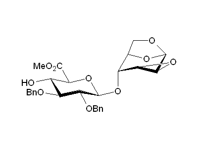 1,6:2,3-Dianhydro-4-O-(6-methyl-2,3-di-O-benzyl-β-D-glucopyranuronosyl)-β-D-mannopyranose