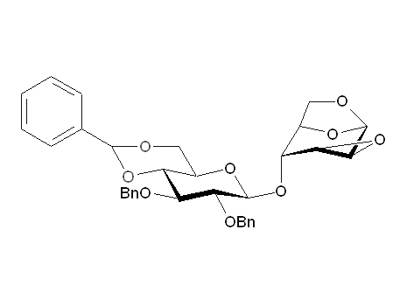 1,6:2,3-Dianhydro-4-O-(2,3-di-O-benzyl-4,6-O-benzylidene-β-D-glucopyranosyl)-β-D-mannopyranose