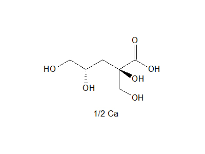 3-Deoxy-2-C-(hydroxymethyl)-D-threo-pentonic acid, calcium salt