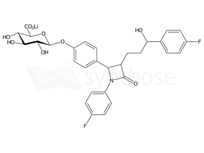 (R,S)-Ezetimibe phenoxy-β-D-glucuronide lithium salt