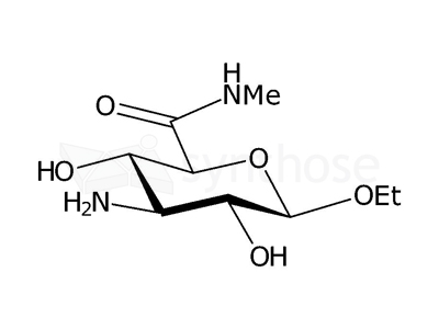 Ethyl 3-amino-3-deoxy-N-methyl-β-D-glucopyranosiduronamide